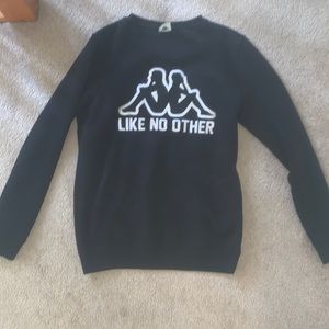 Black crew neck KAPPA x KONTROLL